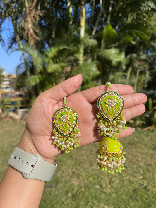 Reha earings tikka