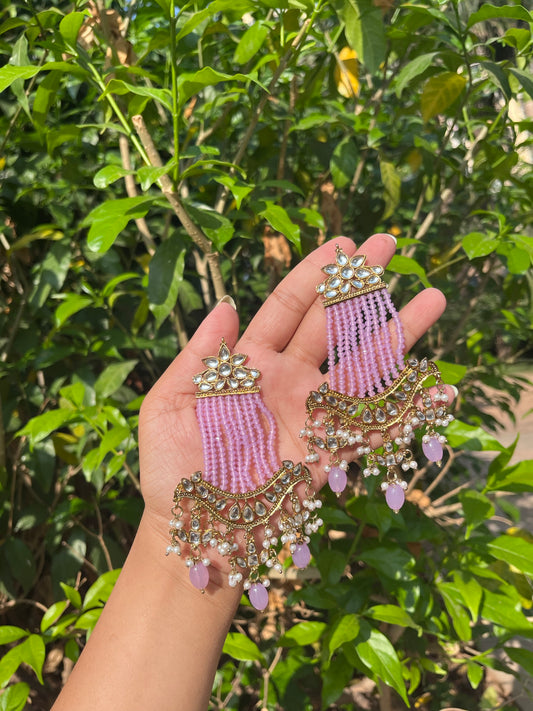 Rutvi earings - Lilac